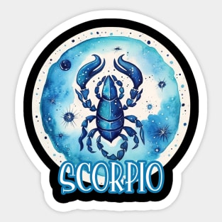 Scorpio in Watercolor Sticker